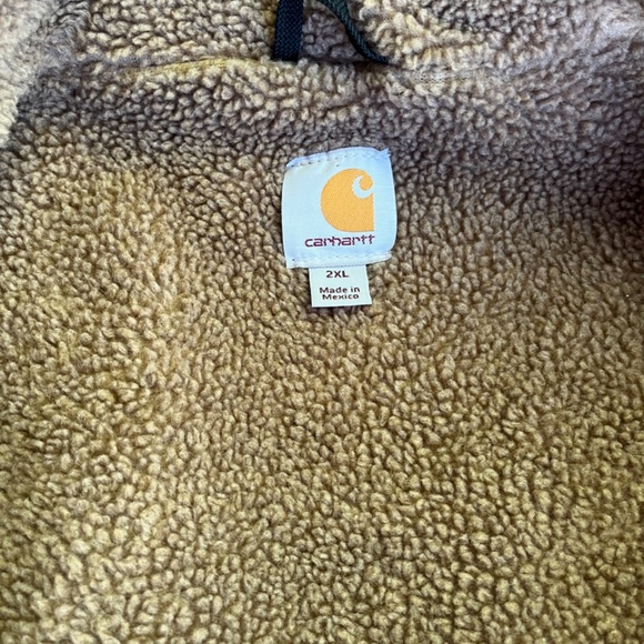Men's CARHARTT Sherpa Lined Vest ~ VINTAGE ~2XL - Picture 3 of 9